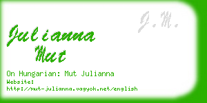 julianna mut business card